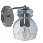 Aplique 1 Luz E27 G9 D9cm Pl Pompey Don Bell - Ap30/1-t