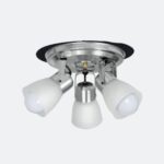 Aplique 3 Luces Base Red C/tulipa  Bl San Justo - 18040