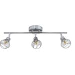 Aplique 3 Luces Cromo Con Reja G9 Dabor - Leon-3