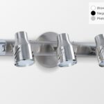 Aplique 3 Luces Parma C/base Liston Pl San Lorenzo - 5003 Pl