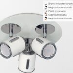 Aplique 3 Luces Serie Skala C/base Red Ng/co San Lorenzo - 306 Ng/co