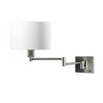 Aplique E27 2 Movimientos Pant. Natural C/niquel Brillante Nikel - Slim A 2mov