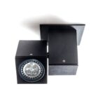 Aplique Jabalina Cuadrado Negro Celeno Delta Iluminacion - D-610