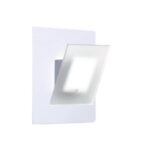 Aplique Led 1 Luz 120x120 Inclinado Bl Kinglight - 301bl