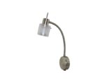 Aplique Led Cabecera Flexible Gu10 Niquel Cuba 180 Iluminacion - 5003/apc