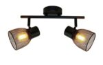 Aplique Led Reg 2 Luces Enrejado E27 Gilberto Ii 180 Iluminacion - 5016/02 - Imagen 2