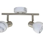 Aplique Led Reg 2 Luces Gu10 Carrara Ii 180 Iluminacion - 5014/02