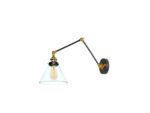 Aplique Pared Doble Movimiento E27 Ng/oro Deseo 180 Iluminacion - 15038