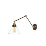 Aplique Pared Doble Movimiento E27 Ng/oro Deseo 180 Iluminacion - 15038
