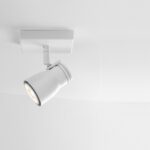 Aplique Plafon 1 Luz Tul. G9 Ch. Blanco Texturado Axus Lucente - 52.12.1111.03