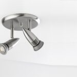 Aplique Plafon 2 Luces Blanco Sin Lampara Caris Lucente - 52.01.1200.03