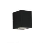 Aplique Unidireccional Recto Gu1 Negro Flavio I  180 Iluminacion - 68054 Ne
