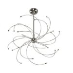 Araña 12 Luces G4 Cromo Galaxia Ii Ronda Iluminacion - 5720cr