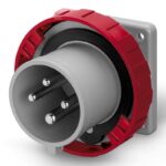 Base Macho C/brida De Fij. 2px16 +t 250v Ip44 Scame - 248-3296