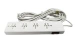 Base Multiple 4 Tomas Normalizado C/cable 2.5 Mts Mf Richi - 138.542.61.05 - Imagen 2
