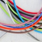 Cable Tela Bicolor E27 Rojo - Blanco X Mt 180 Iluminacion - 402/mc/r-b