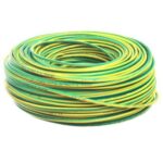 Cable Unipolar 0,75mm Verde Amarillo X 100mts Iram Rollo - R 0,75 Ve