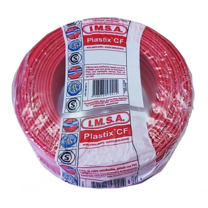 Cable Unipolar 25mm Rojo X Mt Iram Imsa - 100 - Imagen 2