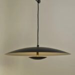 Colgante 1 Luz Alumino 12w Negro Bonviviant Suspender 180 Iluminacion - 19100