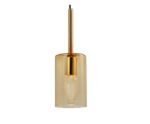 Colgante 1 Luz E27 Cristal Ambar Coco Fit 180 Iluminacion - 15056 - Imagen 3