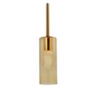 Colgante 1 Luz E27 Cristal Ambar Coco Slim 180 Iluminacion - 15055