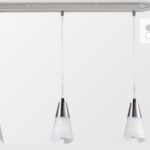 Colgante 3 Luces Acri C/base Liston Larga Platil San Lorenzo - 7706 Pl