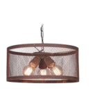 Colgante 3l C/cadena Y Pant Metalica Blanco San Justo - Cr6676-16