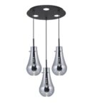 Colgante 6 Luces Led G9 Negro Kinglight - 1513 Ne