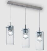 Colgante Adams 3 Luces 12x30 C/caireles Vignolo - Li-8003-c3