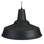 Colgante Aluminio Pintado D40 H28 Negro Rolux - 400 Ng