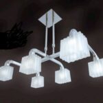 Colgante Araña 6 Luces Deslizables G9 (d Dabor - Pietra-6