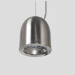 Colgante Atom Led Gu10 1 X 50w  Niquel Mate Punto Iluminacion - Co At Gu Nm