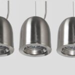 Colgante Atom Led Gu10 3 X 50w Blanco Punto Iluminacion - Co Atre Gu3co