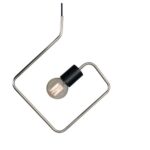 Colgante Barral Rombo Negro 1l E27 San Justo - Wa6672 Ng