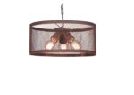 Colgante C/cadena Y Pant Malla Metalica Cobre San Justo - Cr6676-10