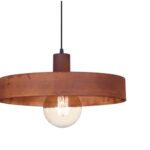 Colgante Chapa 1l  Pant. ø40cm Oxidado Balcarce San Justo - 3003/19