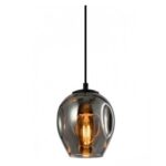 Colgante Cristal E27 Astrid Humo  180 Iluminacion - 19045/hu