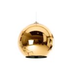 Colgante Cristal Espejo Oro/brillo E27 150mm Tom Xs  180 Iluminacion - Tom Xs 19005/15/or