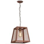 Colgante De Chapa Pilar C/malla Color Oxidado 1l San Justo - Cr6661-19