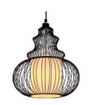 Colgante Fonda Metalico 1 Luz E27 Negro  180 Iluminacion - 19054