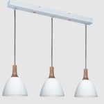 Colgante Irlanda 3 Luces E27 Negro C/haya C/k5 80 Cm Vignolo - Li-0253nh