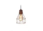 Colgante Jaula De Alambre Bot 1l E27 Color Oxidaddo San Justo - Cj6551-19 - Imagen 2