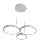 Colgante Led 3 Anillos Inteligentes 44w 4000k Yani  180 Iluminacion - 18002