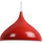 Colgante Luz E27 Rojo Hilario 1  180 Iluminacion - 19025 Rj