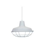 Colgante Metalico C/reja Alambre D30 H22 Bl Rolux - R410 Bl