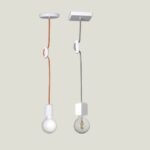 Colgante New Valen 1 Luz E27  Natural C/amari Y Marron Cg Luces 200/1c Am