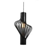 Colgante Olufsen 1 Luz E27 600mm Negro  180 Iluminacion - 15072