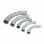 Curva De Pvc 90º  40 Mm  Ip40 Union Rapida Welt - Wt06440