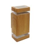 Difusor Biidireccional Aluminio Recto 2xgu10 Negro Walnut Ii  180 Iluminacion 38045/bi/ma