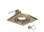 Embutido Cuad Movil Aluminio Gu10 Cobre Logos Iii  180 Iluminacion- 49004/gu10/co